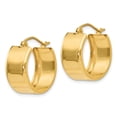 thumbnail image 2 of 14k Yellow Gold 8.25mm Hoop Earrings, 2 of 8