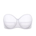 thumbnail image 2 of DELIMIRA Women's Cosnufy Strapless Bra Sheer Mesh Plus Size Unlined Underwire Bras, 2 of 4