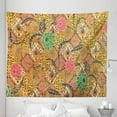 thumbnail image 1 of East Tapestry, Traditional Malaysian and Javanese Design Rich Retro Revival Pattern with Flowers, Fabric Wall Hanging Decor for Bedroom Living Room Dorm, 5 Sizes, Multicolor, by Ambesonne, 1 of 1