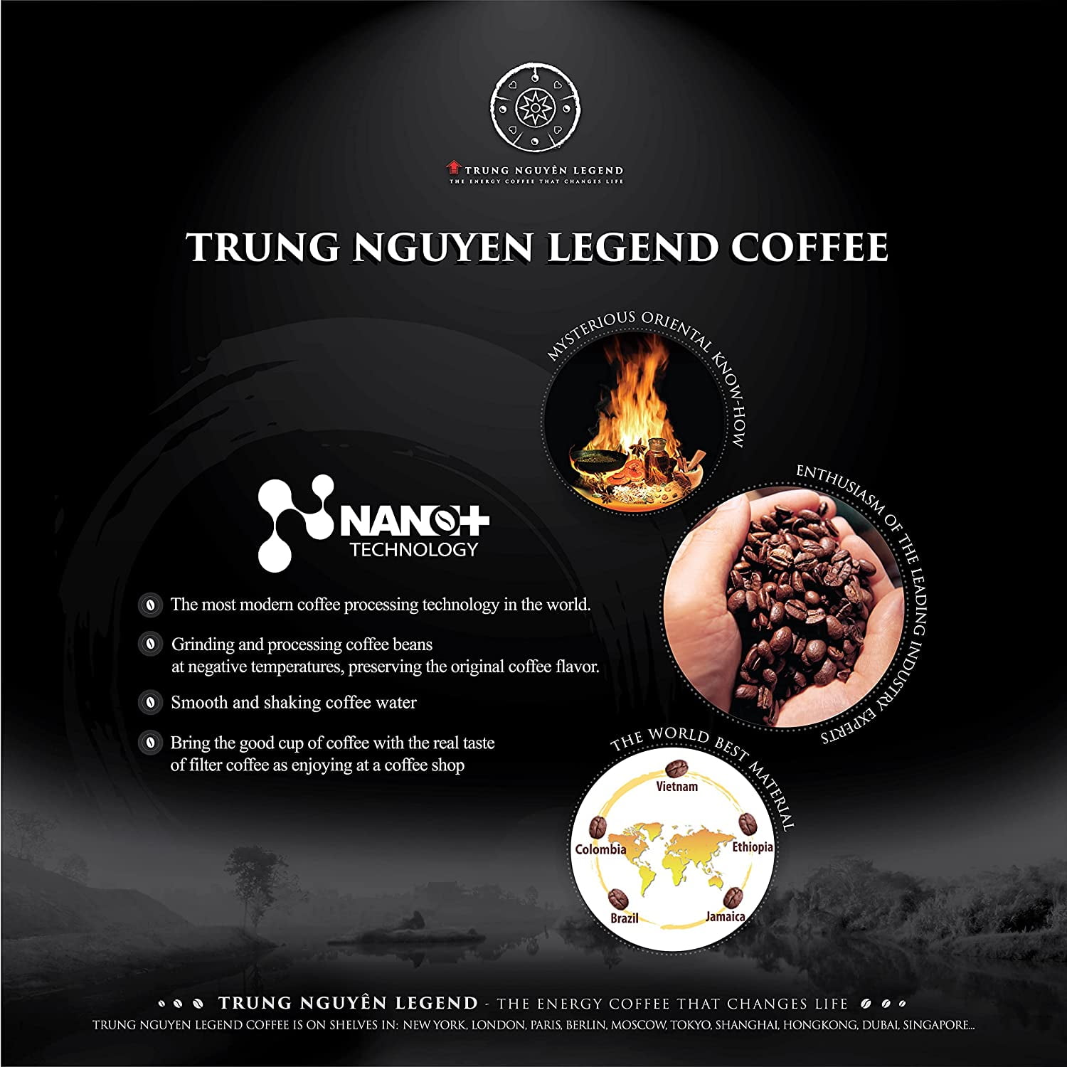 Trung Nguyen G7 3-In-1 Instant Premium Vietnamese Coffee, 100 Servings/Sachets