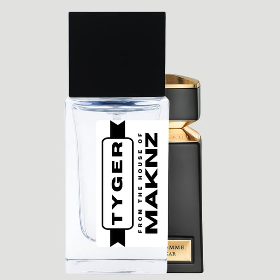 MAKNZ Tyger Eau de Parfum, Inspired by Tygar, Cologne for Men, 1.7 oz / 50ml – Citrus, Musky, Amber, Fresh Spicy, Aromatic Scent