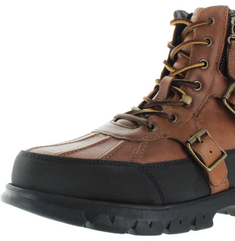 ralph lauren leather duck boots
