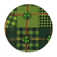 thumbnail image 4 of HAOXIT Elastic Fitted Tablecloth, St Patrick'S Day Clover Round Table Cover for Round Table 46-50, 4 of 8