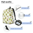 thumbnail image 4 of Yiaed Avocado Playing Music Print Backpack, Premium Laptop Backpack, Travel Backpack for Women, Lightweight Backpacks, Comfortable Back Pack-Small, 4 of 5