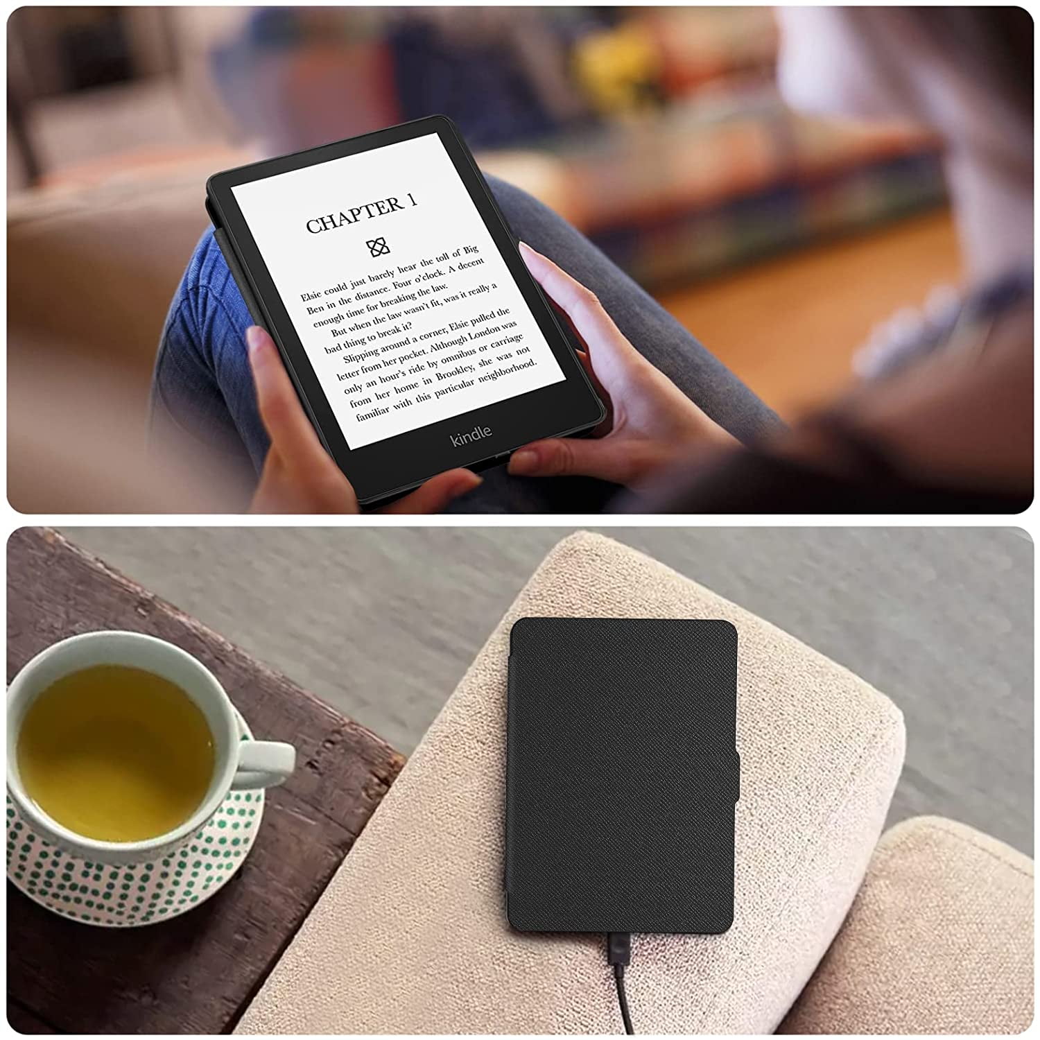 Shry pour Kindle Paperwhite 11ème étui pliable Smart Cover pour 6.8 ' Paperwhite 5 M2l3ek 2021 Stand Magnetic Protective Slimshell