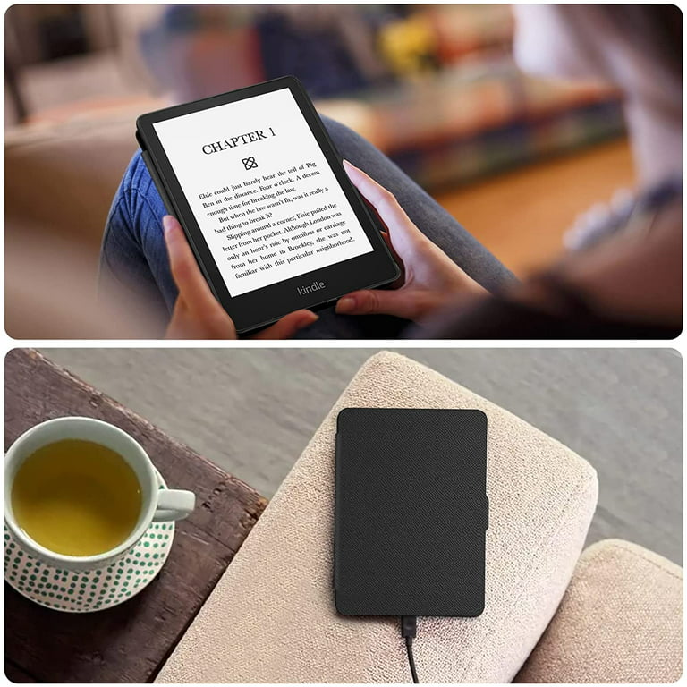 Kindle Cover pour Kindle Paperwhite 11ème génération 6.8 Inch - café PU  Housse en cuir Sleeve Magnetic Smart Case style-18 - Cdiscount Informatique