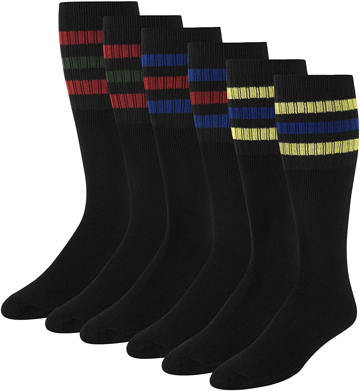 Rocky Men's Striped Tube Socks Over the Calf High 33" Size 9101315