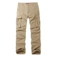 thumbnail image 2 of Pantalón cargo Match para hombre, corte recto holgado, caqui claro, 2 of 5
