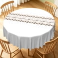 thumbnail image 3 of Tchckioa Minimalist Tablecloth for Kitchen Dining,Waterproof Stain Proof Table Cloth Cover,70 Inch Round, 3 of 6