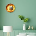 thumbnail image 4 of ATEDEANEI 12" Wall Clock Battery Operated Silent Non Ticking Golf Ball Sport Sunset Sky Picture, 4 of 5