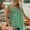 Green tank tops, variant on Pimelu Tank Top for Women Summer Tank Tops for Women Vintage Boho Floral Print Pleated Hem Sleeveless Shirts Ladies V Neck Plus Size Loose Blouses Tank Top
