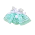 thumbnail image 3 of Ropa de muñeca de felpa de 17 cm, muñeca de juego de imitación, ropa en miniatura, moda suave, haz tus propias muñecas, decoración de muñecas, falda d Verde, 3 of 8