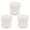White, variant on Plant Pots, Planters for Indoor Plants, 3 Pack 5" Outdoor Plastic Flower Pots Plant Growing Pots with Drainage Hole & Tray for Garden Balcony Windowsill House