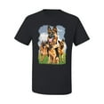 thumbnail image 2 of Wild Bobby, German Shepherd Dog Animal Pet Lover, Dog Lover, Men's Graphic Tees, Black, X-Large, 2 of 3
