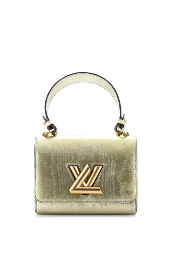 Pre-Owned Twist Handbag Gravity Gold Calfskin PM By Rebag