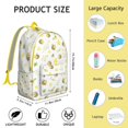 thumbnail image 5 of Adorable Bee Pattern Backpack – Honeycomb Bumble Bee Cartoon Print Bookbag for Outdoor Travel and School, 5 of 5