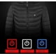 thumbnail image 4 of zonas de calefacción, chaqueta térmica, abrigo de calefacción eléctrica cálido para exteriores de invierno, 4 of 5