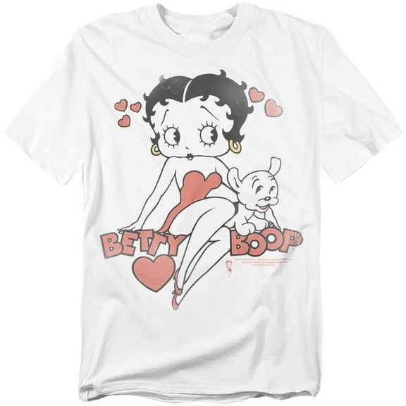 Betty Boop T-Shirt Classic With Pup Unisex Graphic Tee For Men & Women