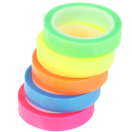 WHAMVOX 5 Rolls Transparent Tape Waterproof Sticky Sticky Tape 500.00X0.80X0.01CM