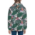 thumbnail image 6 of Pofeuu Tropical Leaves Print Teenage Zipper Hoodie Sweatshirts Hooded Casual Jackets With Pocket For Boys Girls-Medium, 6 of 6