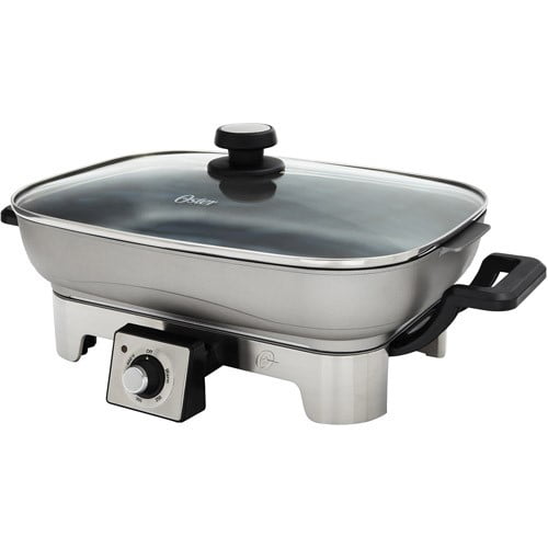 Oster Life Stainless Steel Brushed Electric Skillet