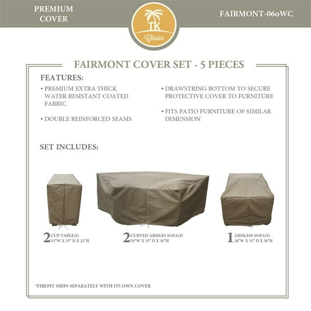 Ensemble de Housses de Protection FAIRMONT-06o