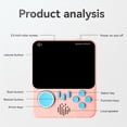 thumbnail image 4 of Xihbxyly Ofertas y Rebajas de Hoy: Liquidación Consola de Juegos Portátil, Consola de Videojuegos Portátil con 666 Juegos Clásicos, Pantalla Color 3,5 Pulgadas, Batería Recargable 500 Mah, Compatible, 4 of 5