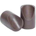 thumbnail image 1 of Capuchons à Embout en V pour Chaise Pliante Moderne en Plastique NPS, Brun (Ensemble de 100), 1 of 4