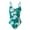 Green, variant on Enjoytime Tummy Control Swimsuits for Women Printed Slimming One Piece Swimsuit Modest Adjustable Bathing Suit Athletic Swimwear