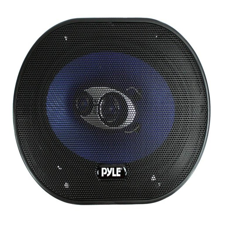 Pyle 6x9" 400W 4-Way Car Speakers – 130W RMS, Blue Design – Model PL6984BL – New In Box 8 thumbnail image
