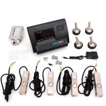 Miumaeov 2.5T Weighing Indicator 5000lbs High Precision Indicating Floor Scale Waterproof for Aquaculture Logistics Agriculture