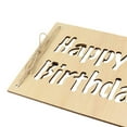 thumbnail image 6 of S SERENABLE Happy Birthday Wooden Card Plaque Decorative Board Ornament Table Sign for Cash Gift for Girlfriend Adult Friend 10.6inx7.5in, 6 of 8