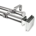 thumbnail image 2 of Domovina Pat 1" Double Curtain Rod-Color:Satin Nickel,Size:66"-120", 2 of 2