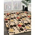 thumbnail image 3 of Ahgly Company Tapis Rectangulaire Lavable en Machine Rouge Brun, 8 Pieds x 12 Pieds, 3 of 7