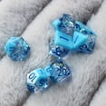 thumbnail image 3 of Juego de dados de resina 2023 Dnd, 7 Uds., dados poliédricos sólidos D & D DND para juegos de rol, Rpg Rol Pathfinder, juego de mesa, regalos a escala de dragón, 3 of 4
