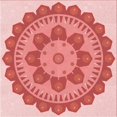 thumbnail image 1 of Ahgly Tapis d'Intérieur Lavable en Machine Carré Transitionnel Rose Pastel, 8 Pieds Carré, 1 of 7