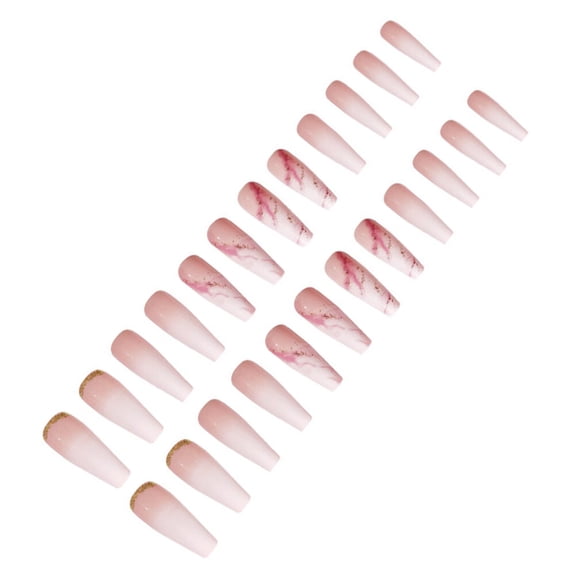 unbranded 24pcs Extra Long Nail Art Sticker Manicure Patches Female Nail Art Decals