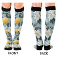 thumbnail image 4 of FORMRS Womens Knee High Socks Casual Long Thick Travel Daily Wear, 2 Pairs, Lemon Pattern, 4 of 6