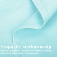 thumbnail image 4 of Ntbay 2 Pack Microfiber Toddler Pillowcases, Ultra Soft Travel Pillow Covers with Zipper Closure, 13" x 18", Aqua Blue, 4 of 6