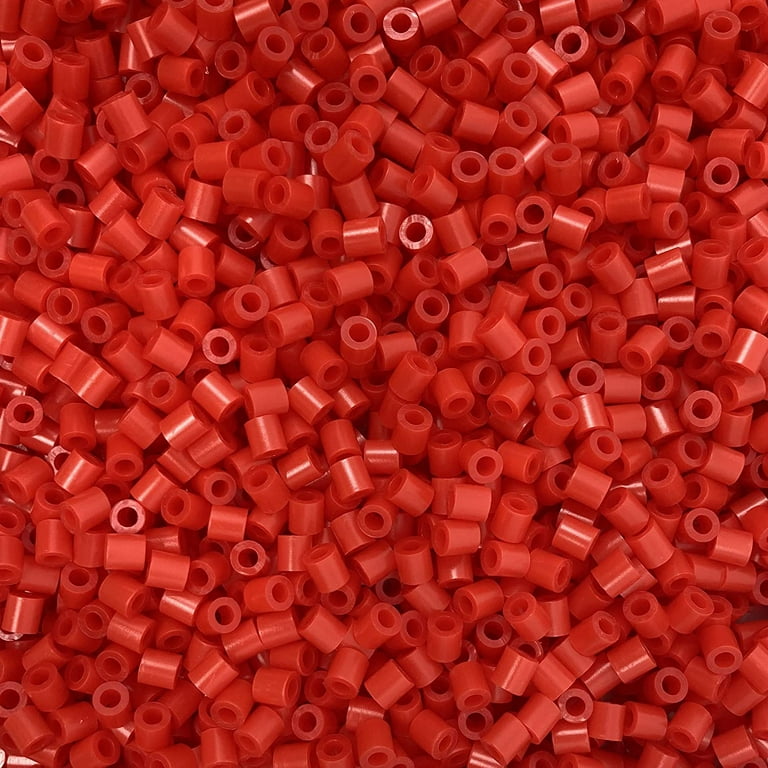 2,000 Red Fuse Beads 5 x 5mm Bulk Pack of Fusion Beads Works with Perler  Beads 