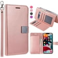 thumbnail image 5 of Entronix Foldable Case for Galaxy S26 Ultra, Book Wallet Cover with Cash Card Holder & Lanyard, Hot Pink, 5 of 6