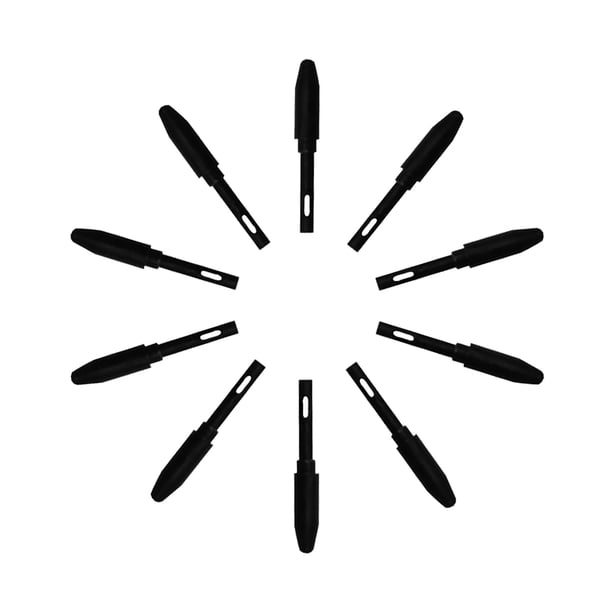 Puntas de pluma PN04 10pcs con puntas de repuesto compatibles con PW100 / PW201 Graphics D Huion Plumilla