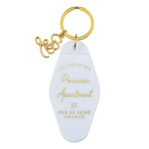 Christian Brands F2644 1.75 x 3.5 in. Vintage Motel Key Tag  Les Cles De Mon Parisian ApartmentPack of 6