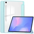 thumbnail image 1 of For Samsung Galaxy Tab S10 FE+ Case Clear Acrylic Leather Tablet Cover Support Auto Sleep Wake - Gre, 1 of 5