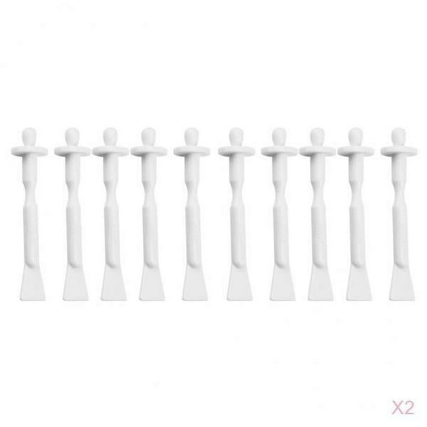 de 20 Aplicadores de Depilación, Espátulas de Cera Caliente para Limpieza de , Cejas, Depilación Facial 1,5 X 9 Cm