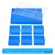 thumbnail image 4 of bandeja pintada de diamantes, 26PCS kits organizadores de accesorios pintados de diamantes bandejas de arte de diamantes grandes cuadradas, azul, 4 of 5