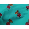 thumbnail image 4 of oneOone Cotton Poplin Fabric Floral & Block Print Sewing Fabric BTY 56 Inch Wide, 4 of 4