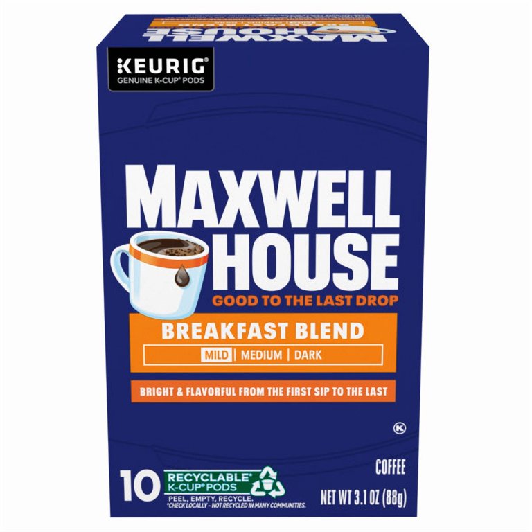 Maxwell House 3.1Z MH BKFST BLEND 10CT 6 - Walmart.com