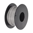 thumbnail image 1 of Uxcell 18AWG Stranded Wire Hookup 10M/33ft Grey, Electrical Wire UL1007 Spool, 1 of 6