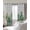Gray, variant on Summer Botanical Blackout Curtains for Bedroom/Living Room, Thermal Insulated Kitchen Curtains, Tropical Cactus Succulents Gray Plaid Grommet Darkening Window Treatment Drapes 42"x63"x2